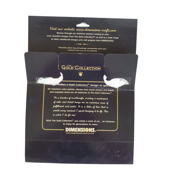 DIMENSIONS GOLD COLLECTION Cross Stitch Stocking Kit Must Be St Nick STARTED - Picture 8 of 8